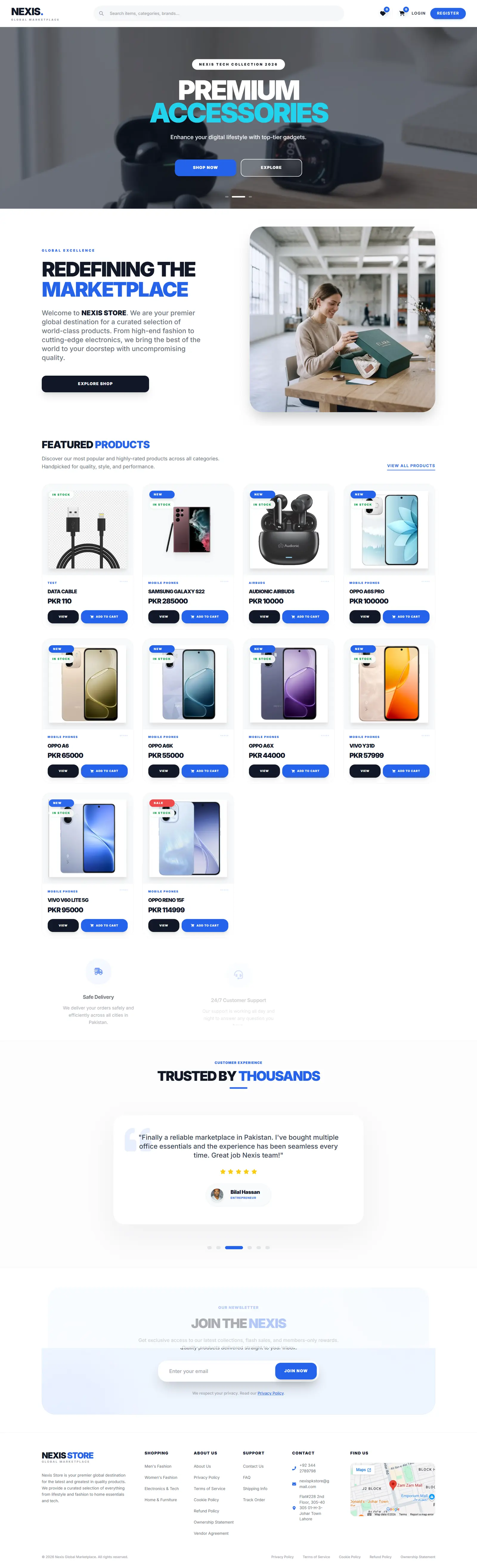 NEXIS Store project preview